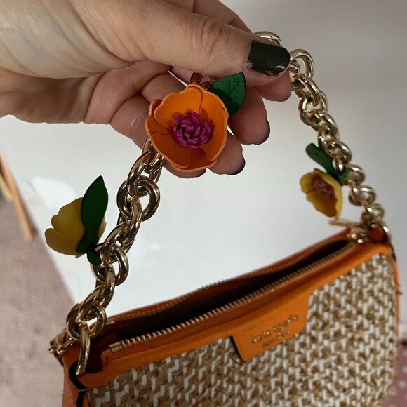 Kate Spade bag with floral chain - Picture 4 of 8